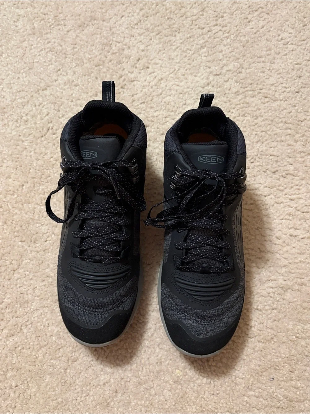 Keen Women's Black Athletic Lace-Up Sneakers